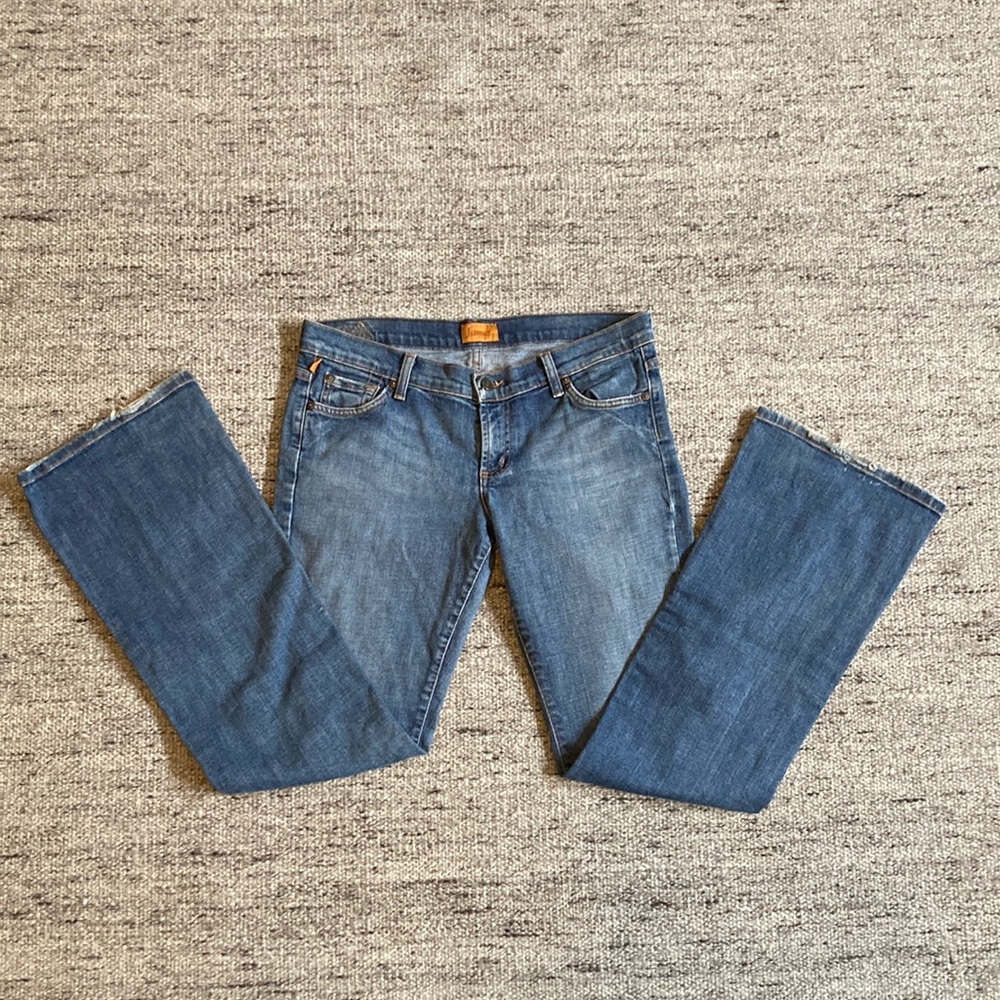 Vintage Boot Cut Low-Waisted Jeans